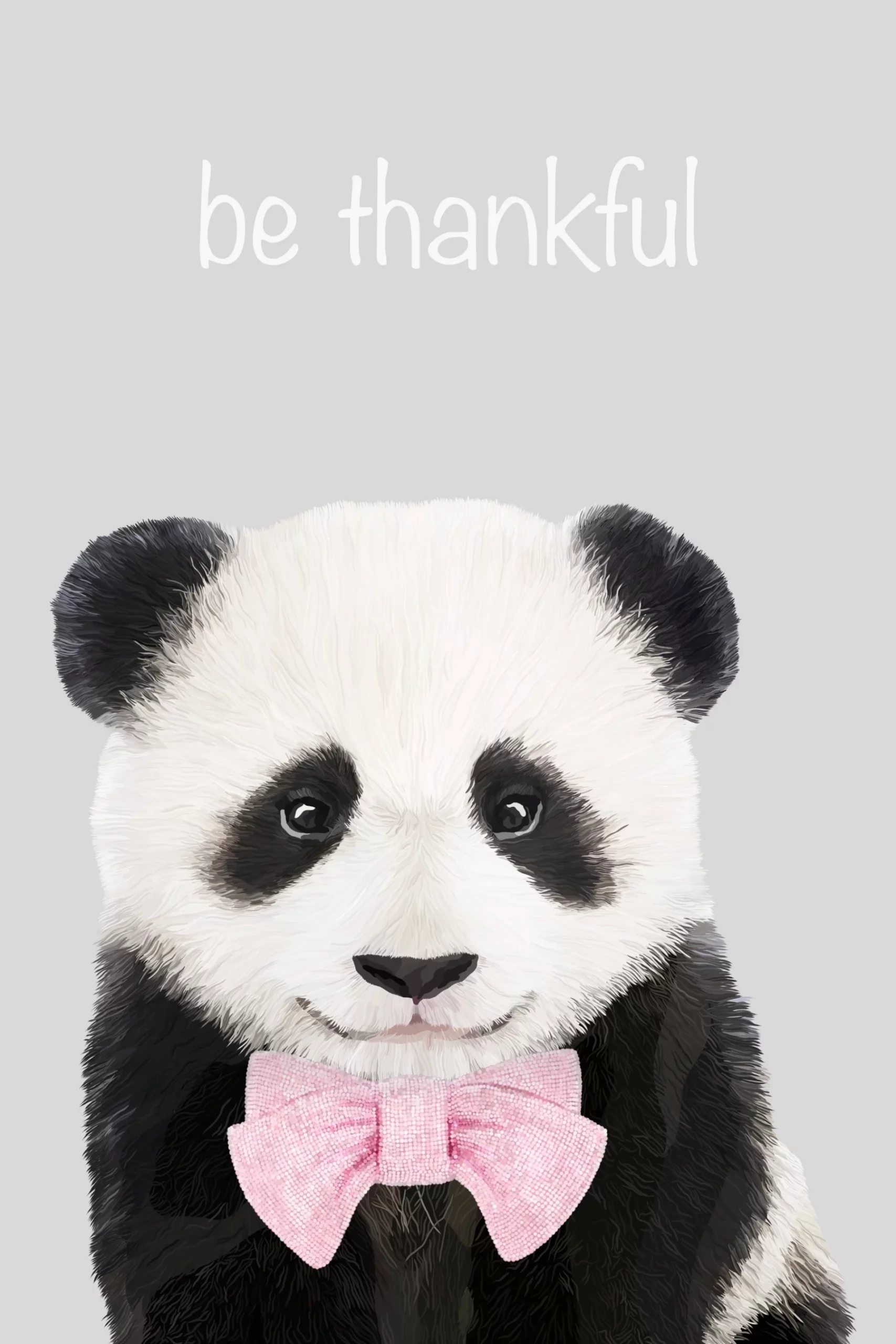 Thankful Panda Art