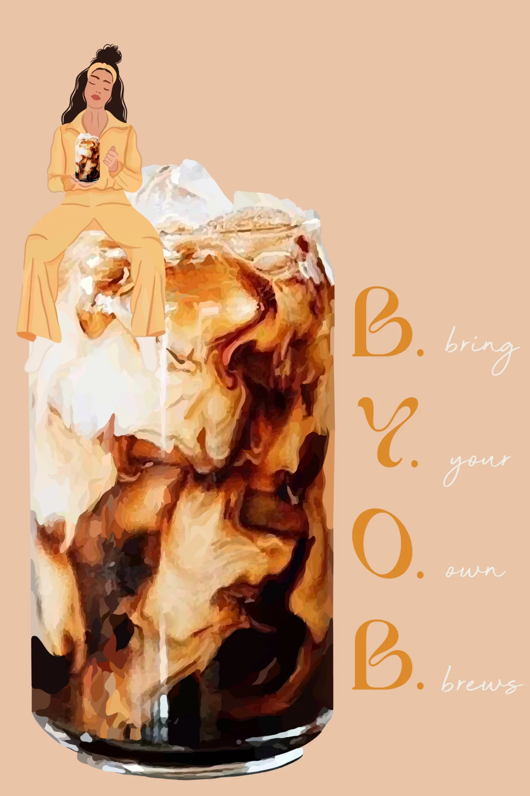 Iced Coffee Art